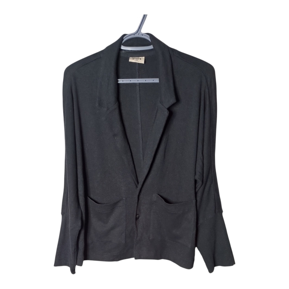 Pact‎ Organic Cotton Women's Relaxed Blazer Charcoal Heather Size XS